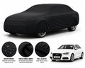 Audi A4 car cover in Black — Veloura waterproof microfiber