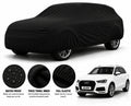 Audi Q5 car cover in Black — Veloura waterproof microfiber