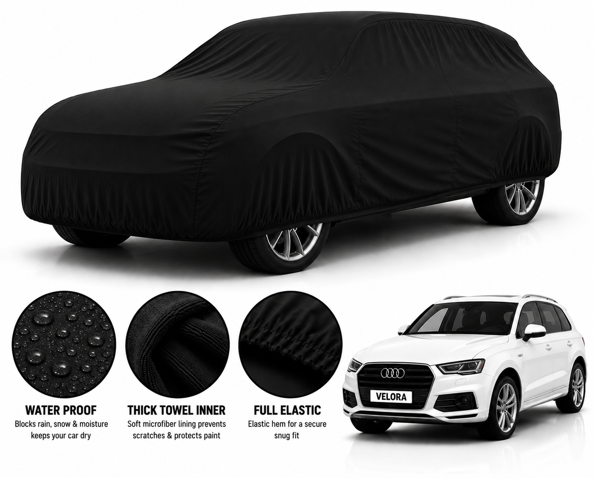 Audi Q5 Microfiber Anti Scratch & Anti Swirls Water Resistant Top Cover
