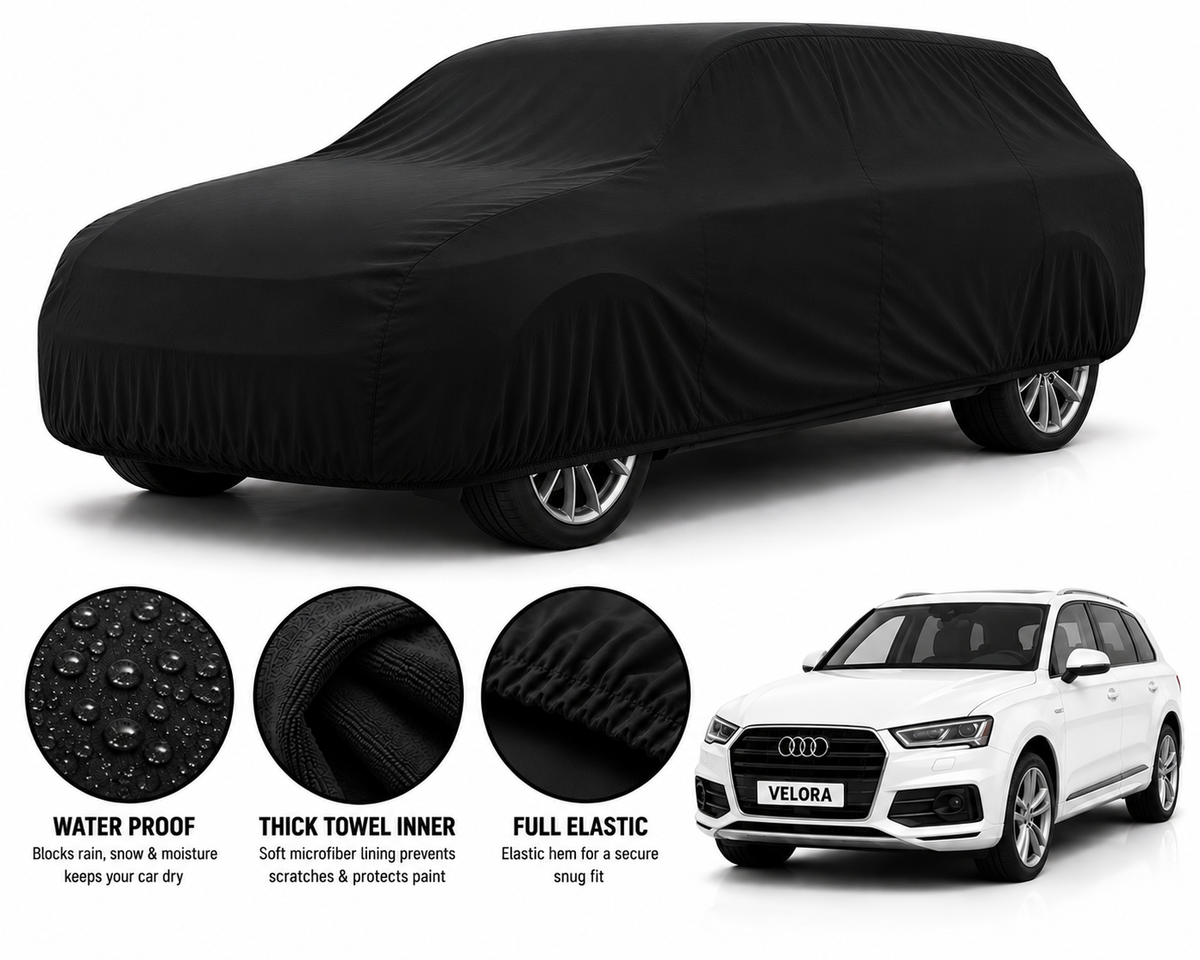 Audi Q7 Microfiber Anti Scratch & Anti Swirls Water Resistant Top Cover