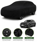 Audi e-Tron car cover in Black — Veloura waterproof microfiber