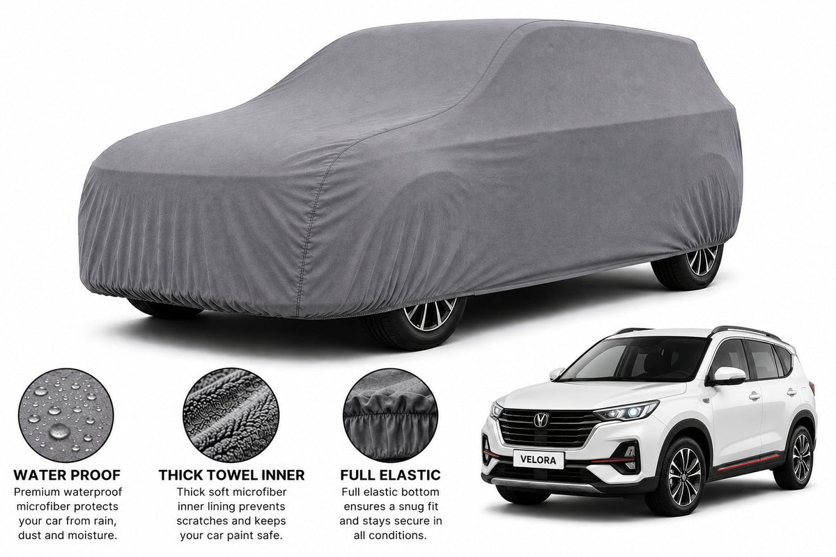 Changan CS 35 car cover in Grey — Veloura waterproof microfiber