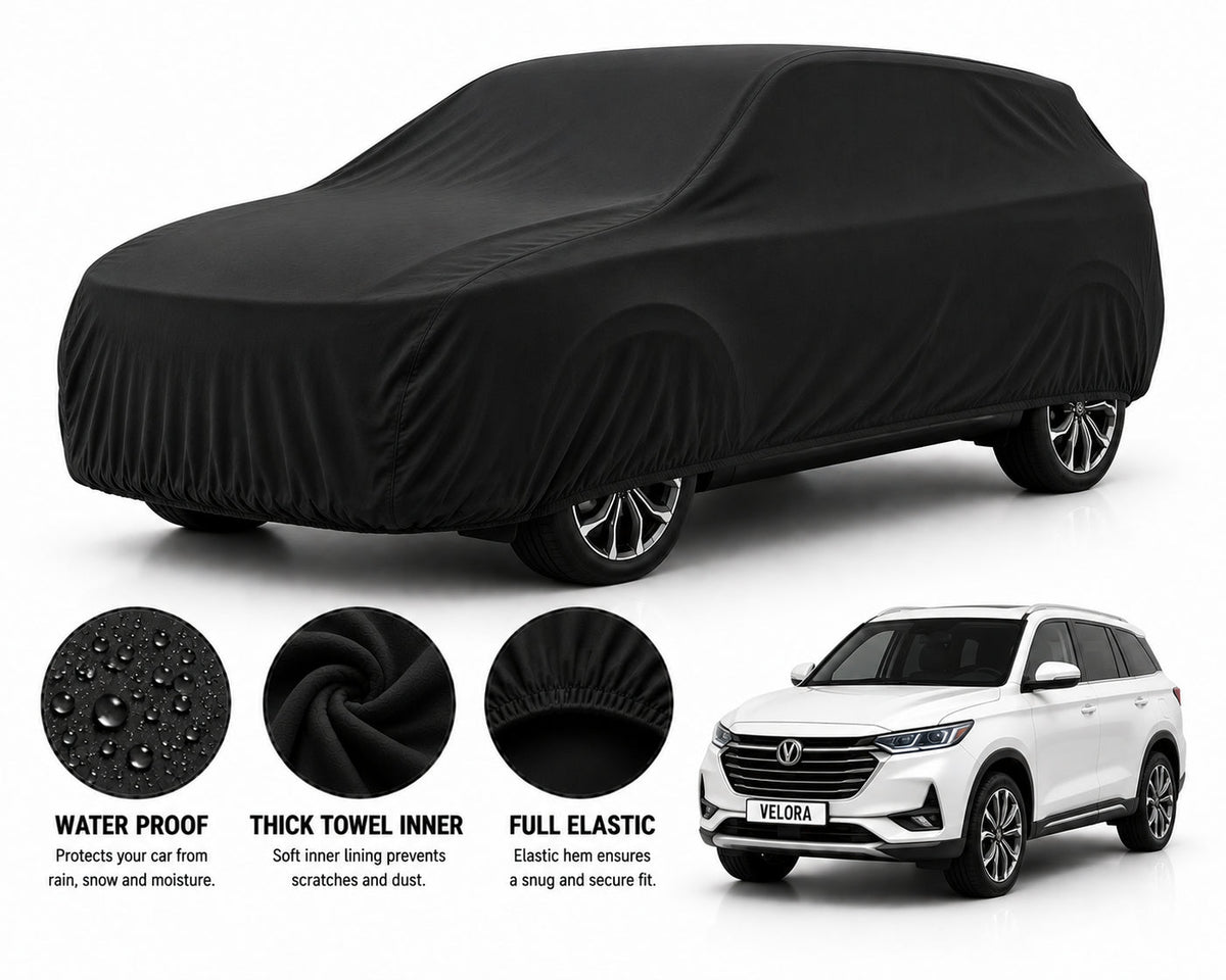 Changan Oshan X7 car cover in Black — Veloura waterproof microfiber