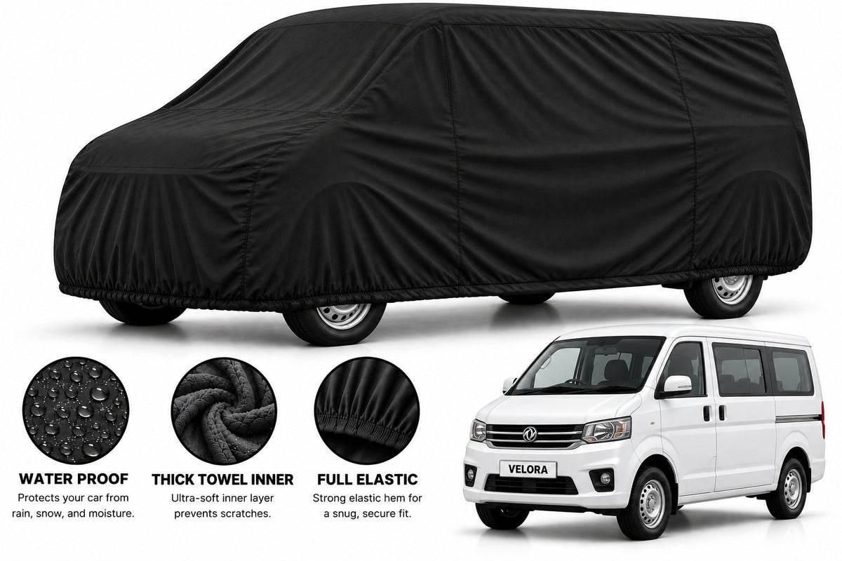 DFSK C37 car cover in Black — Veloura waterproof microfiber