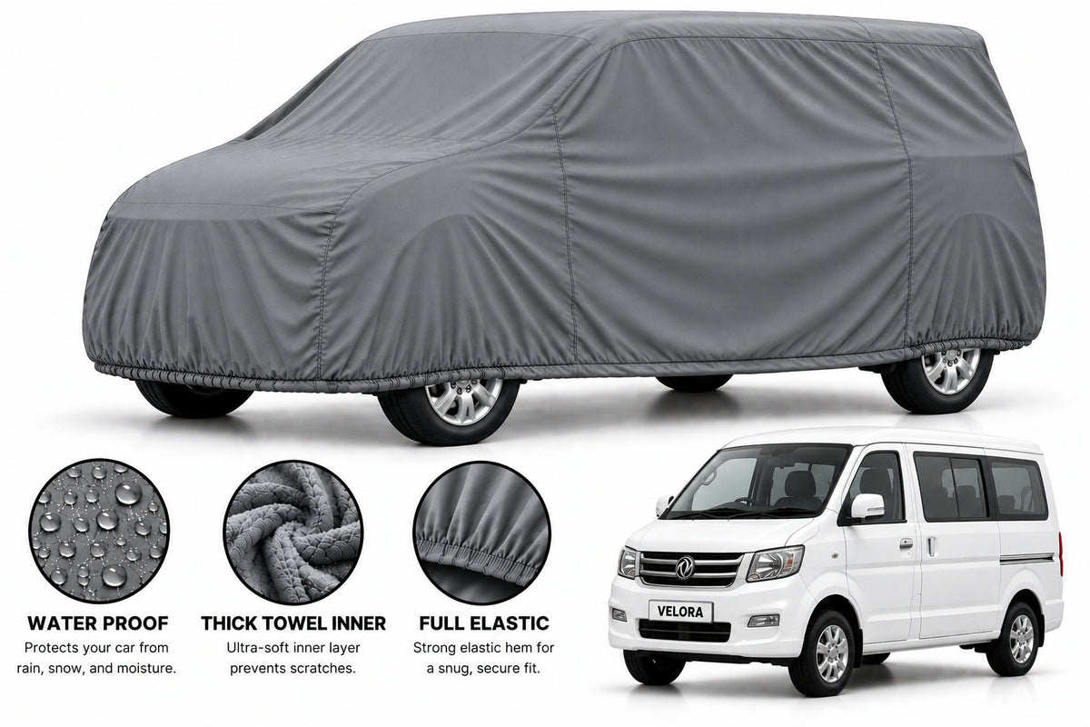 DFSK C37 car cover in Grey — Veloura waterproof microfiber