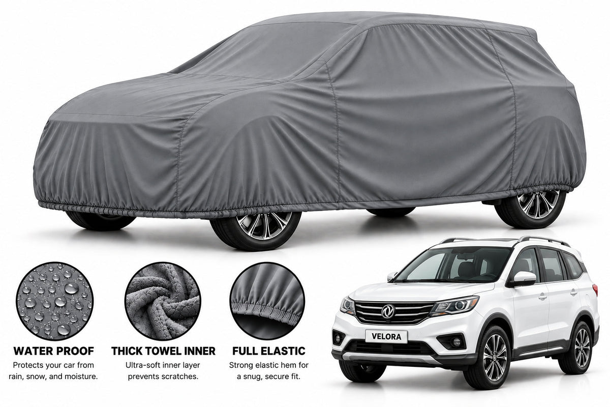 DFSK Glory 580 PRO car cover in Grey — Veloura waterproof microfiber