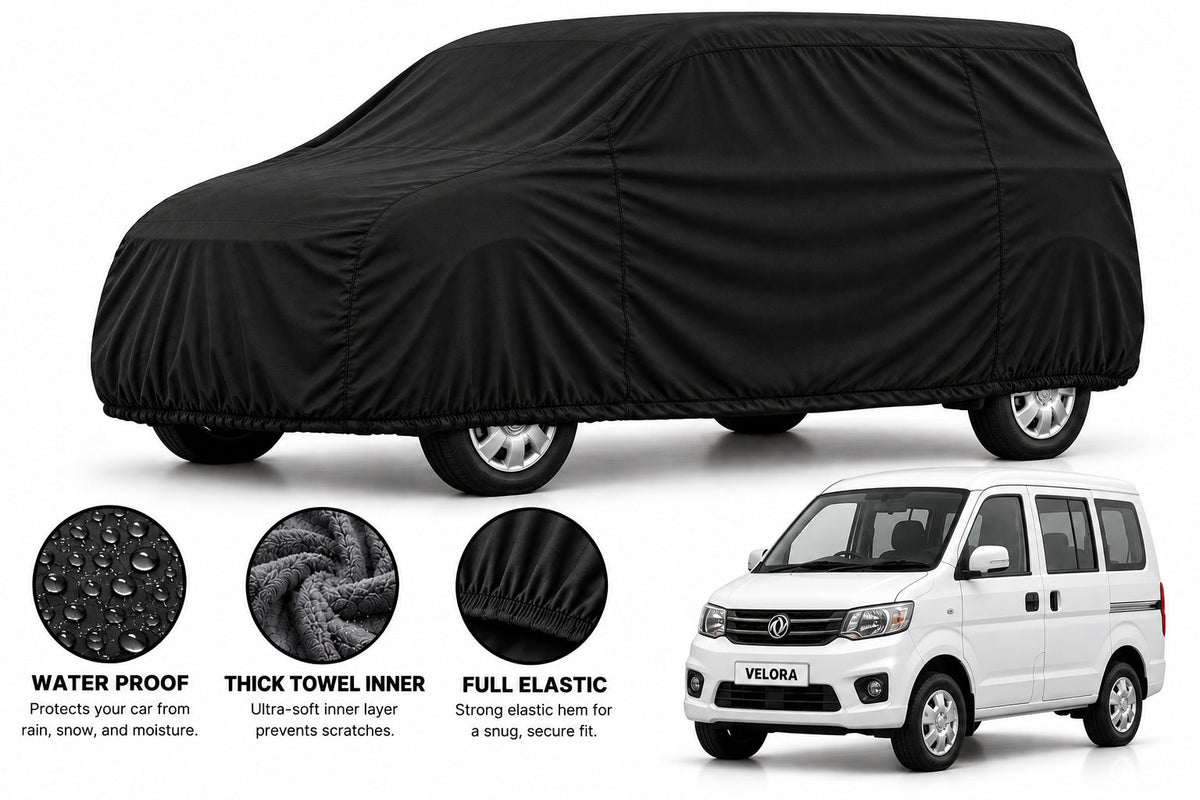 DFSK K01 car cover in Black — Veloura waterproof microfiber