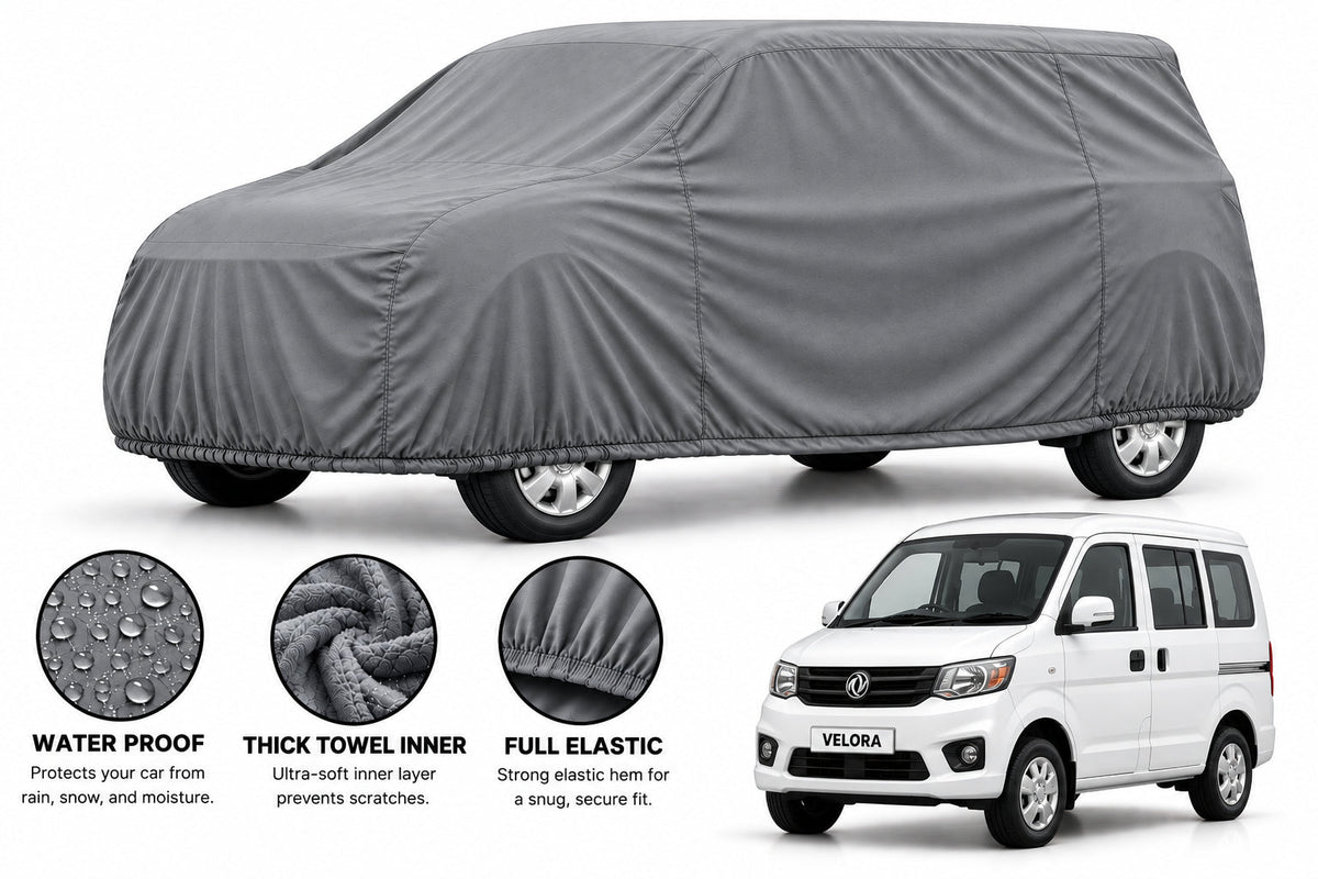 DFSK K01 car cover in Grey — Veloura waterproof microfiber