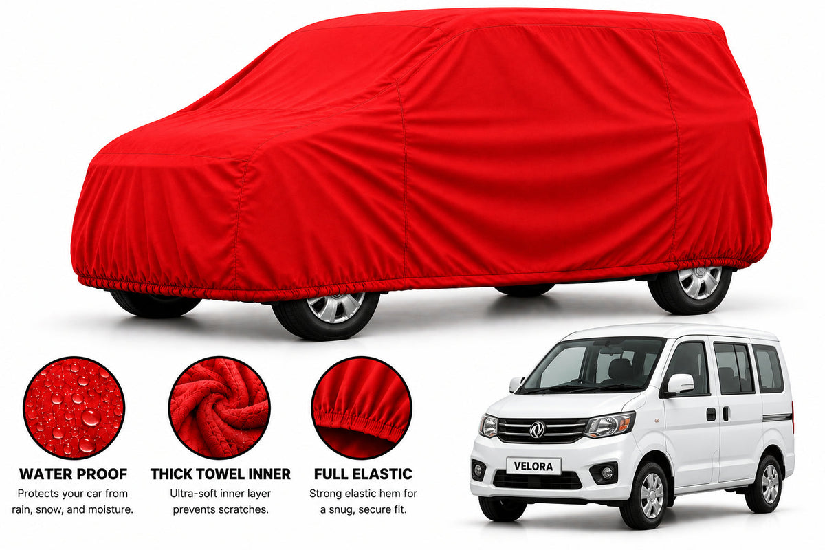 DFSK K01 car cover in Red — Veloura waterproof microfiber