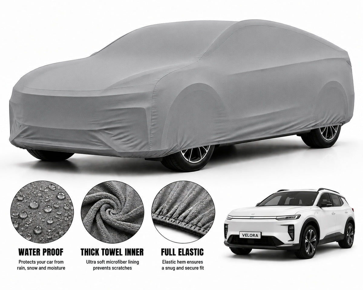 Deepal E07 car cover in Grey — Veloura waterproof microfiber