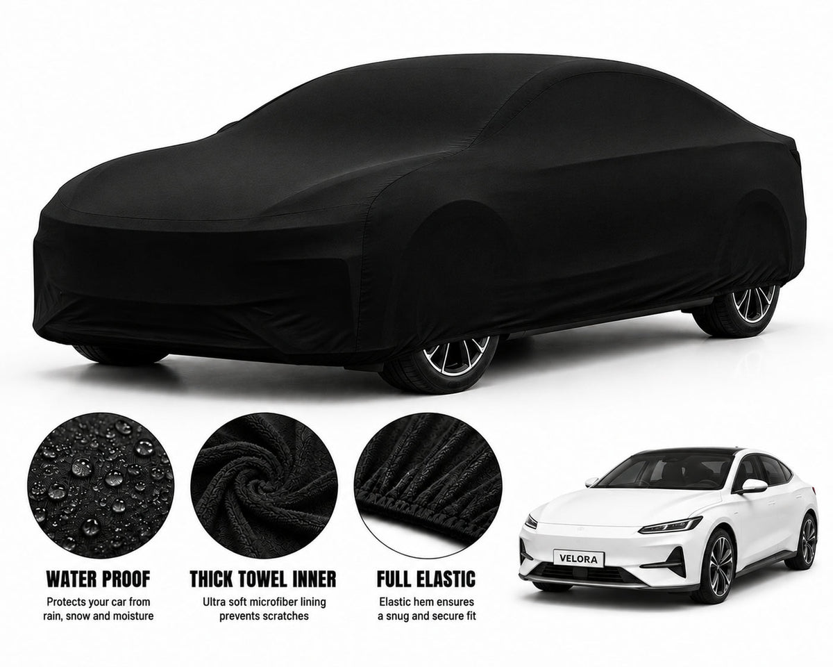 Deepal L07 car cover in Black — Veloura waterproof microfiber