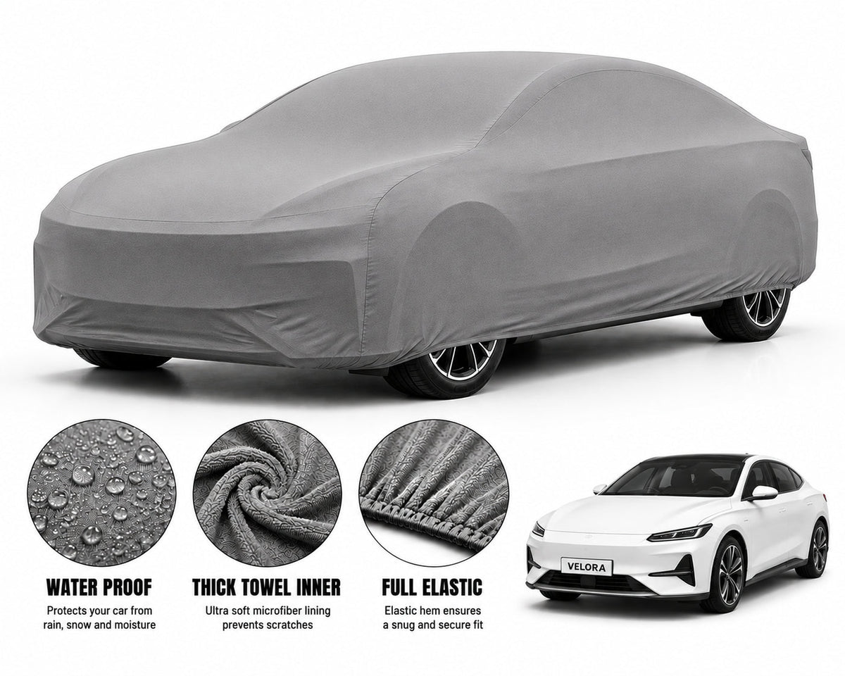 Deepal L07 car cover in Grey — Veloura waterproof microfiber