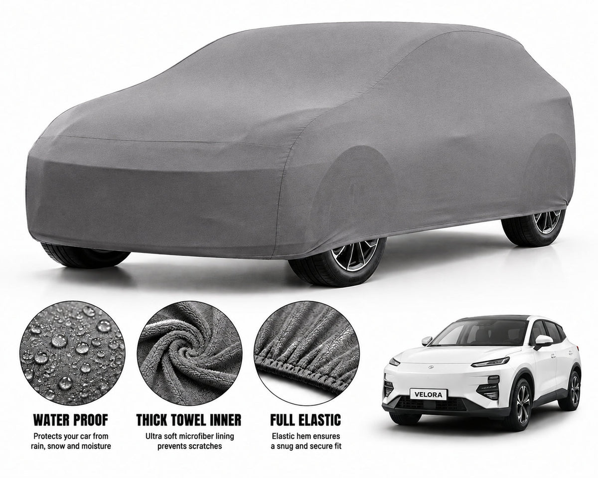 Deepal S05 car cover in Grey — Veloura waterproof microfiber