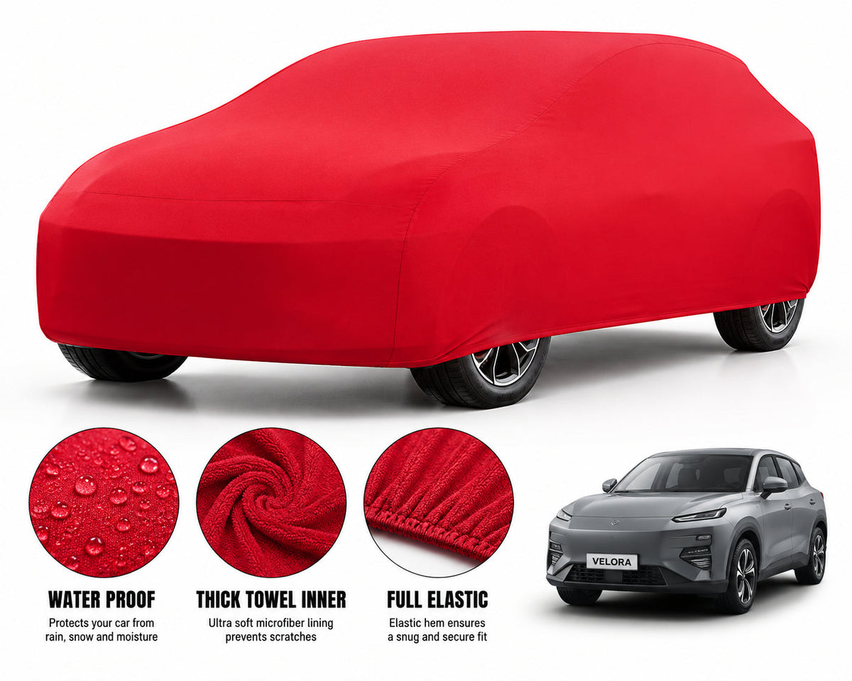 Deepal S05 car cover in Red — Veloura waterproof microfiber
