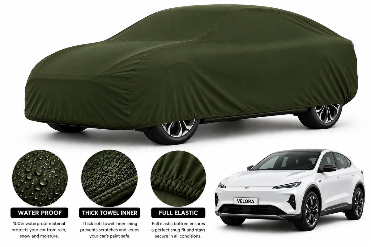 Deepal L07 car cover in Green — Veloura waterproof microfiber