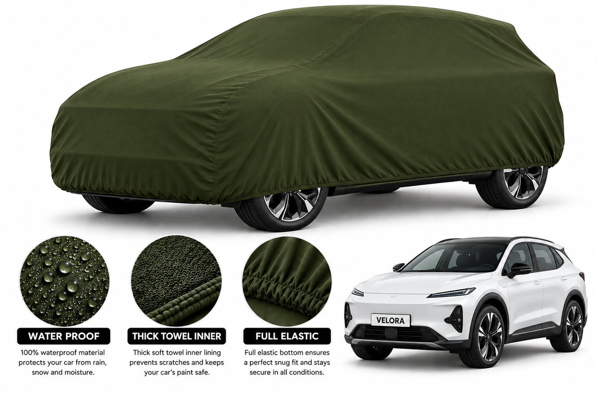 Deepal S05 car cover in Green — Veloura waterproof microfiber