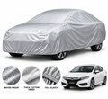 Honda Civic 2013-2016 car cover in Silver — Veloura waterproof PVC cotton
