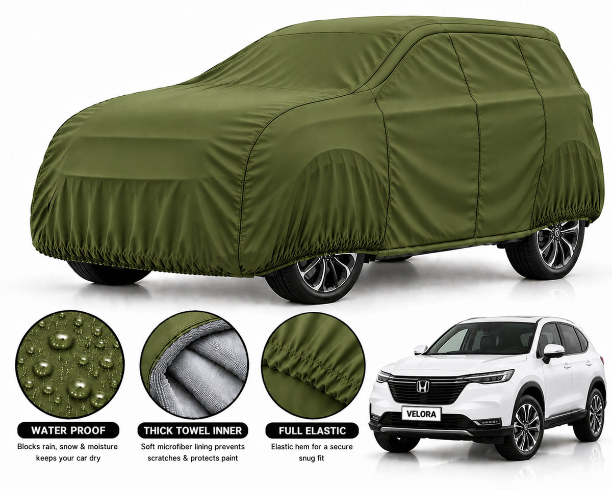 Honda Vezel car cover in Green — Veloura waterproof microfiber