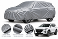 Hyundai Tucson car cover in Silver — Veloura waterproof PVC cotton