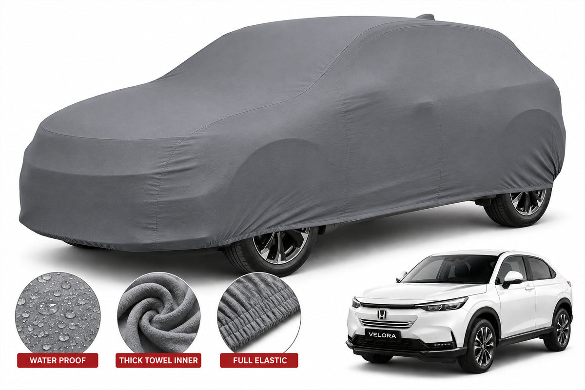 Honda HRV car cover in Grey — Veloura waterproof microfiber