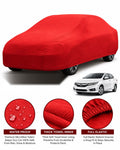 Honda City car cover in Red — Veloura waterproof microfiber