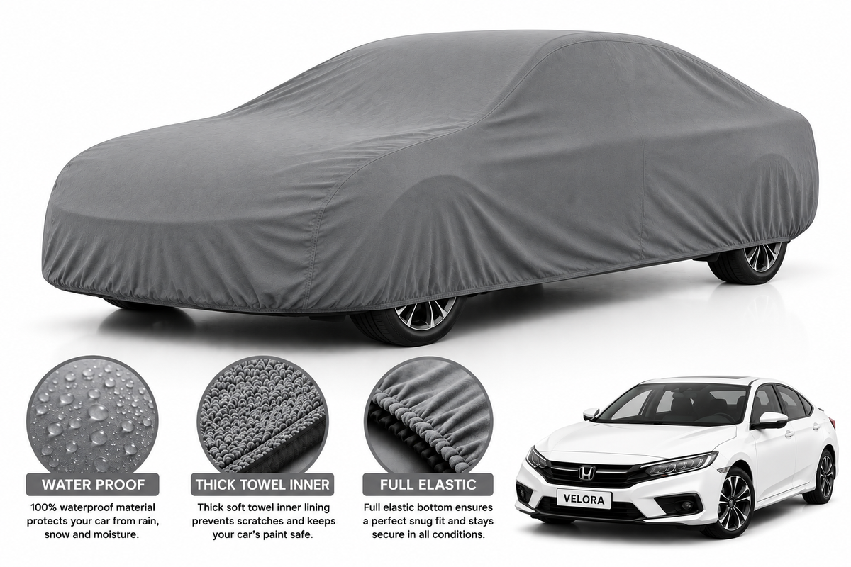 Honda Civic Microfiber Anti Scratch & Anti Swirls Water Resistant Top Cover