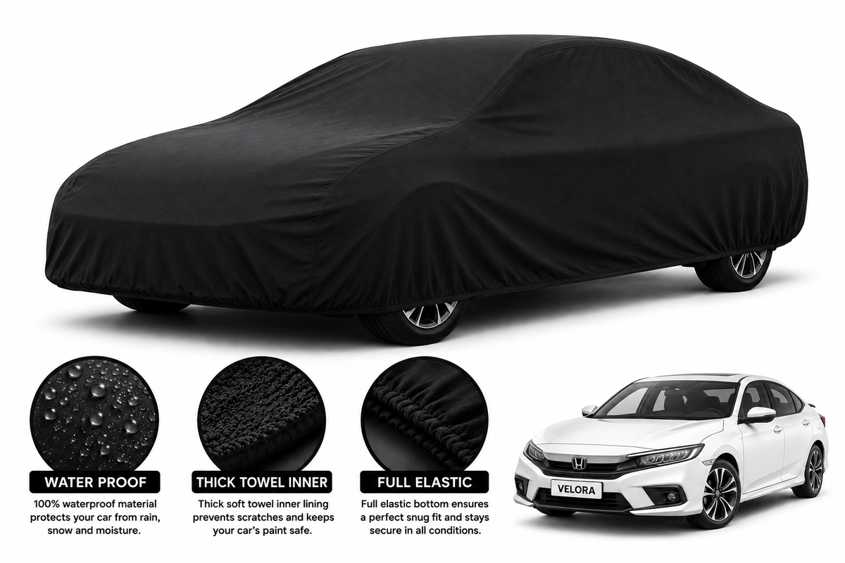 Honda Civic Microfiber Anti Scratch & Anti Swirls Water Resistant Top Cover