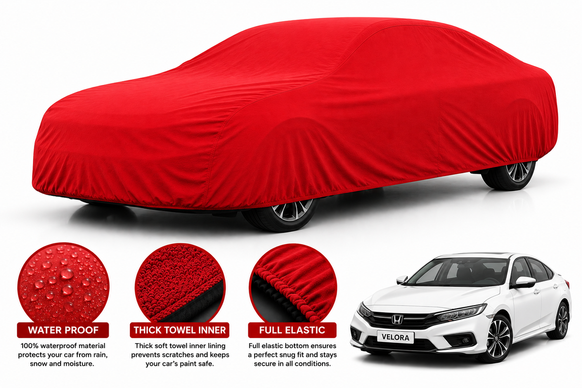 Honda Civic Microfiber Anti Scratch & Anti Swirls Water Resistant Top Cover