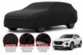 Hyundai Santa Fe car cover in Black — Veloura waterproof microfiber