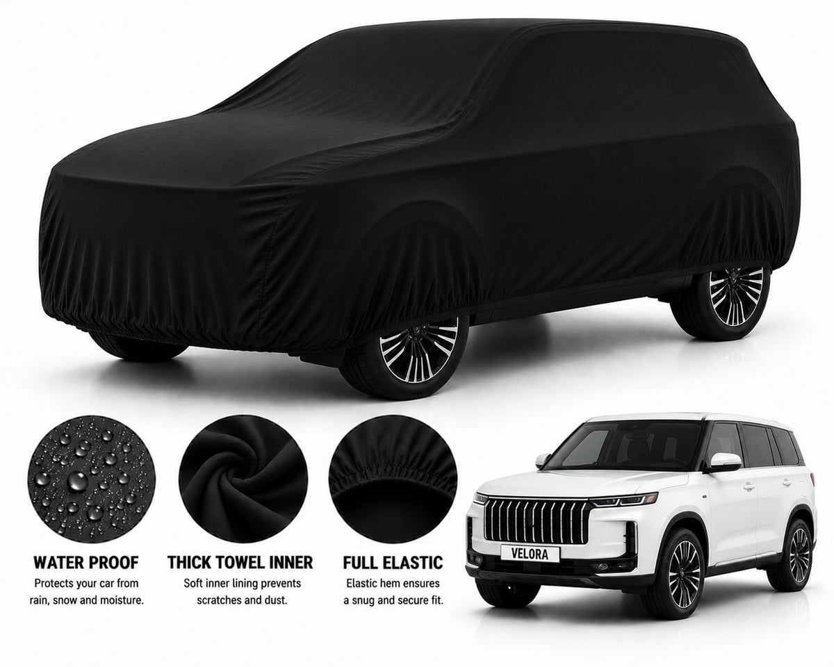 Jaecoo J5 car cover in Black — Veloura waterproof microfiber