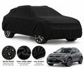 KIA Stonic car cover in Black — Veloura waterproof microfiber
