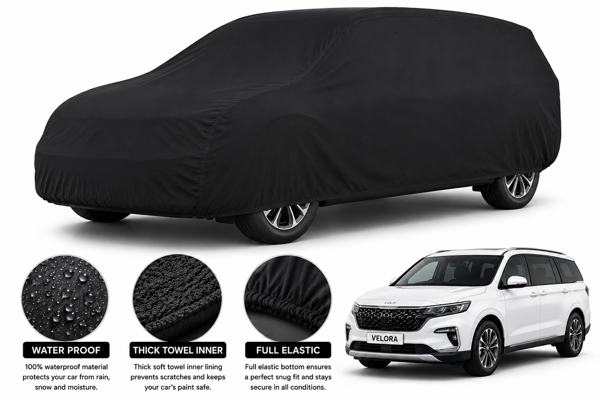 KIA Carnival Microfiber Anti Scratch & Anti Swirls Water Resistant Top Cover