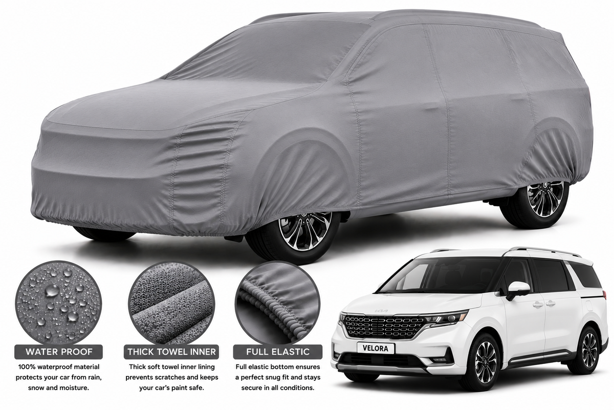 KIA Carnival Microfiber Anti Scratch & Anti Swirls Water Resistant Top Cover