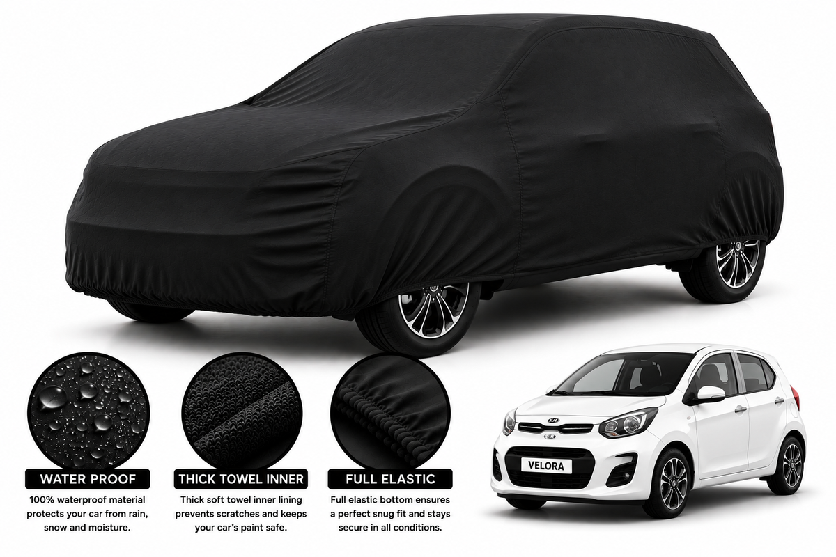 KIA Picanto Microfiber Anti Scratch & Anti Swirls Water Resistant Top Cover