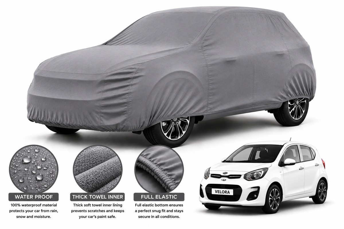 KIA Picanto Microfiber Anti Scratch & Anti Swirls Water Resistant Top Cover
