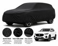 MG HS car cover in Black — Veloura waterproof microfiber