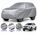 Proton X70 car cover in Silver — Veloura waterproof PVC cotton