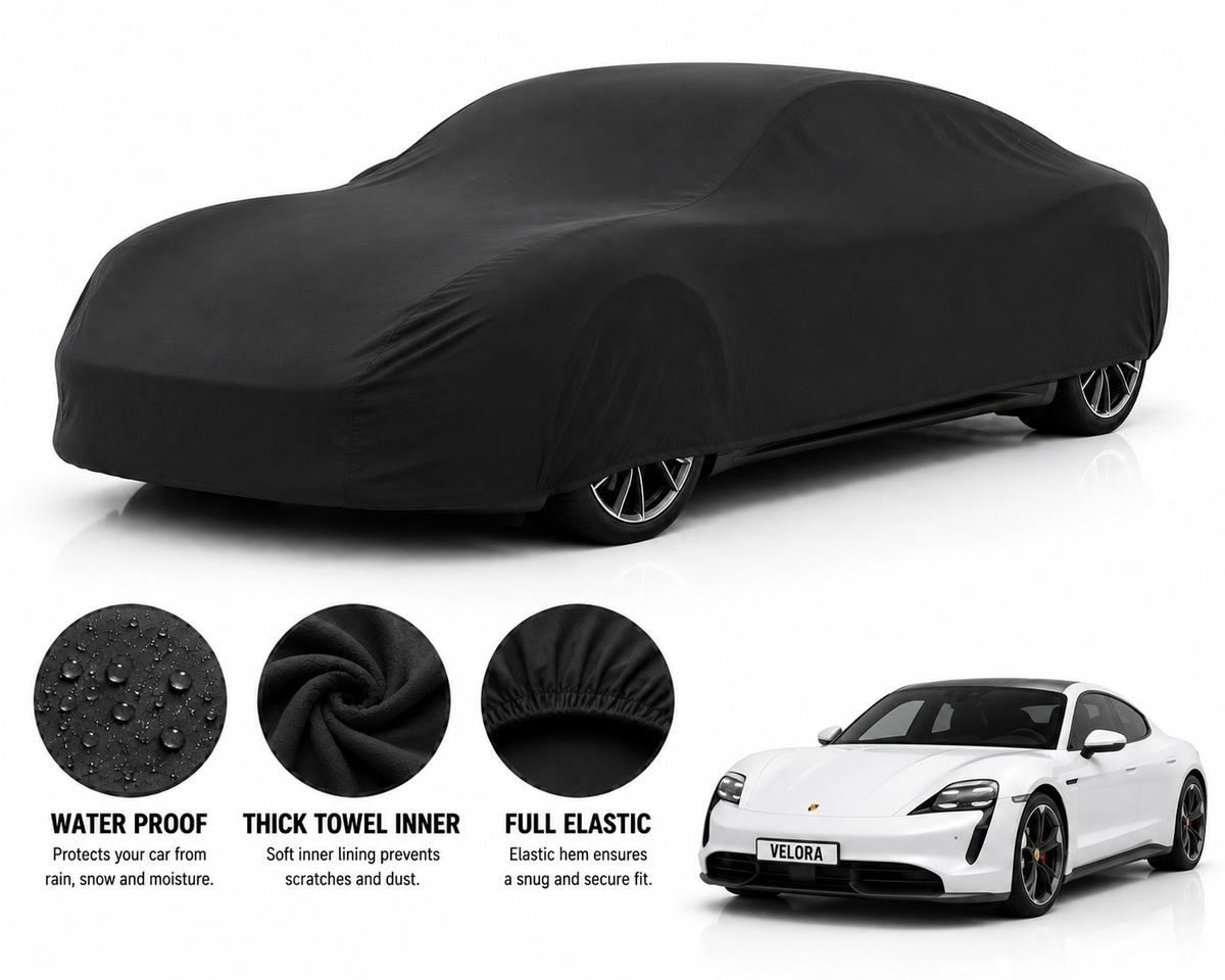 Porsche Taycan Microfiber Anti Scratch & Anti Swirls Water Resistant Top Cover