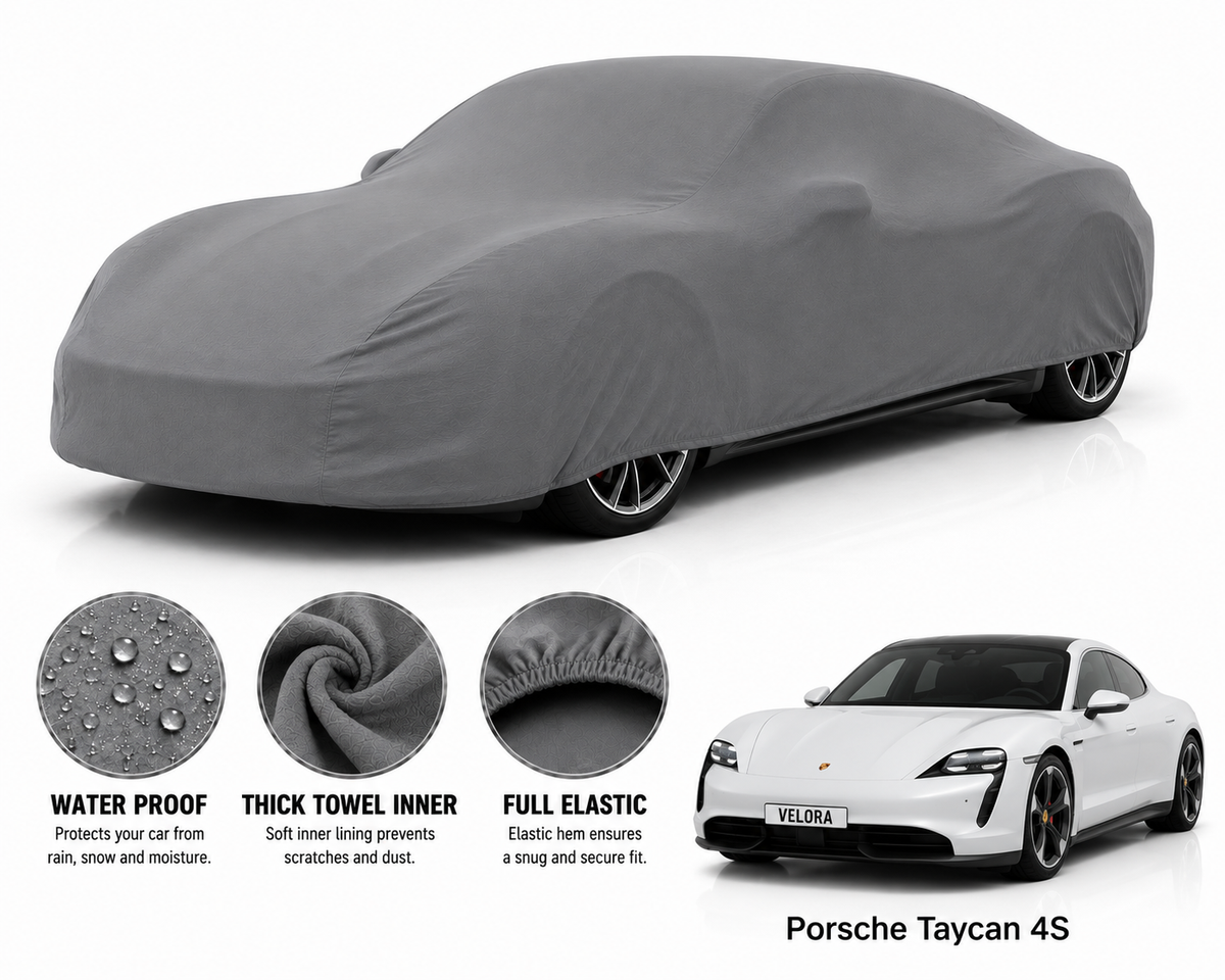 Porsche Taycan Microfiber Anti Scratch & Anti Swirls Water Resistant Top Cover