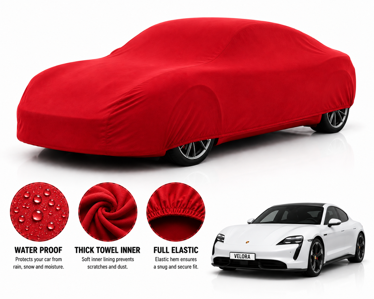 Porsche Taycan Microfiber Anti Scratch & Anti Swirls Water Resistant Top Cover