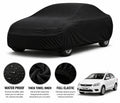 Proton Saga car cover in Black — Veloura waterproof microfiber