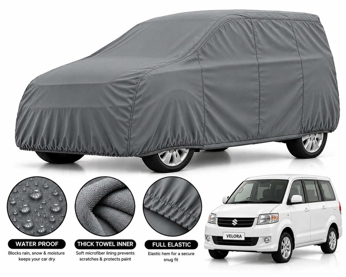 Suzuki APV car cover in Grey — Veloura waterproof microfiber
