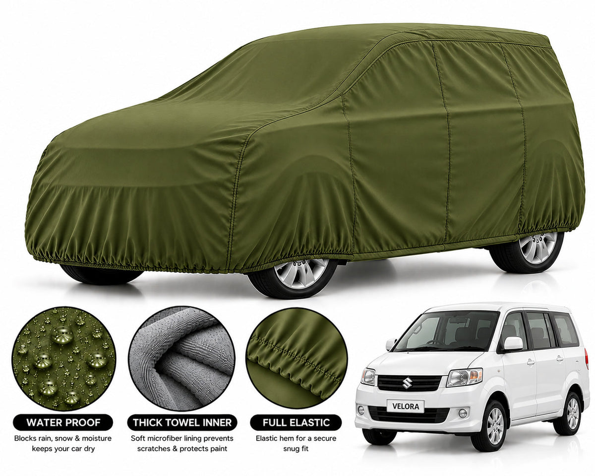 Suzuki APV car cover in Green — Veloura waterproof microfiber