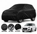 Suzuki New Swift car cover in Black — Veloura waterproof parachute