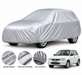 Suzuki Old Cultus car cover in Silver — Veloura waterproof PVC cotton