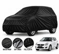 Suzuki Old Swift car cover in Black — Veloura waterproof parachute