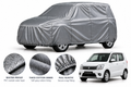 Suzuki Wagon R car cover in Silver — Veloura waterproof PVC cotton