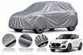 Suzuki New Swift car cover in Silver — Veloura waterproof PVC cotton, alternate view