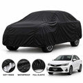 Toyota Axio car cover in Black — Veloura waterproof parachute