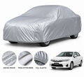 Toyota Axio car cover in Silver — Veloura waterproof PVC cotton